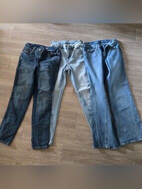 Trio Of Old Navy Jeans Size 0